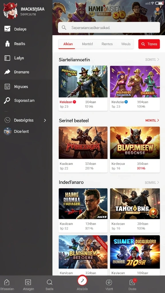 Tampilan utama aplikasi 9n9n APK: Fitur, Ukuran, dan Link Download yang intuitif dan efisien.