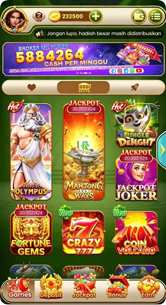 Tampilan utama aplikasi cw8888 Terbaru untuk Android: Download APK Gratis yang intuitif dan efisien.