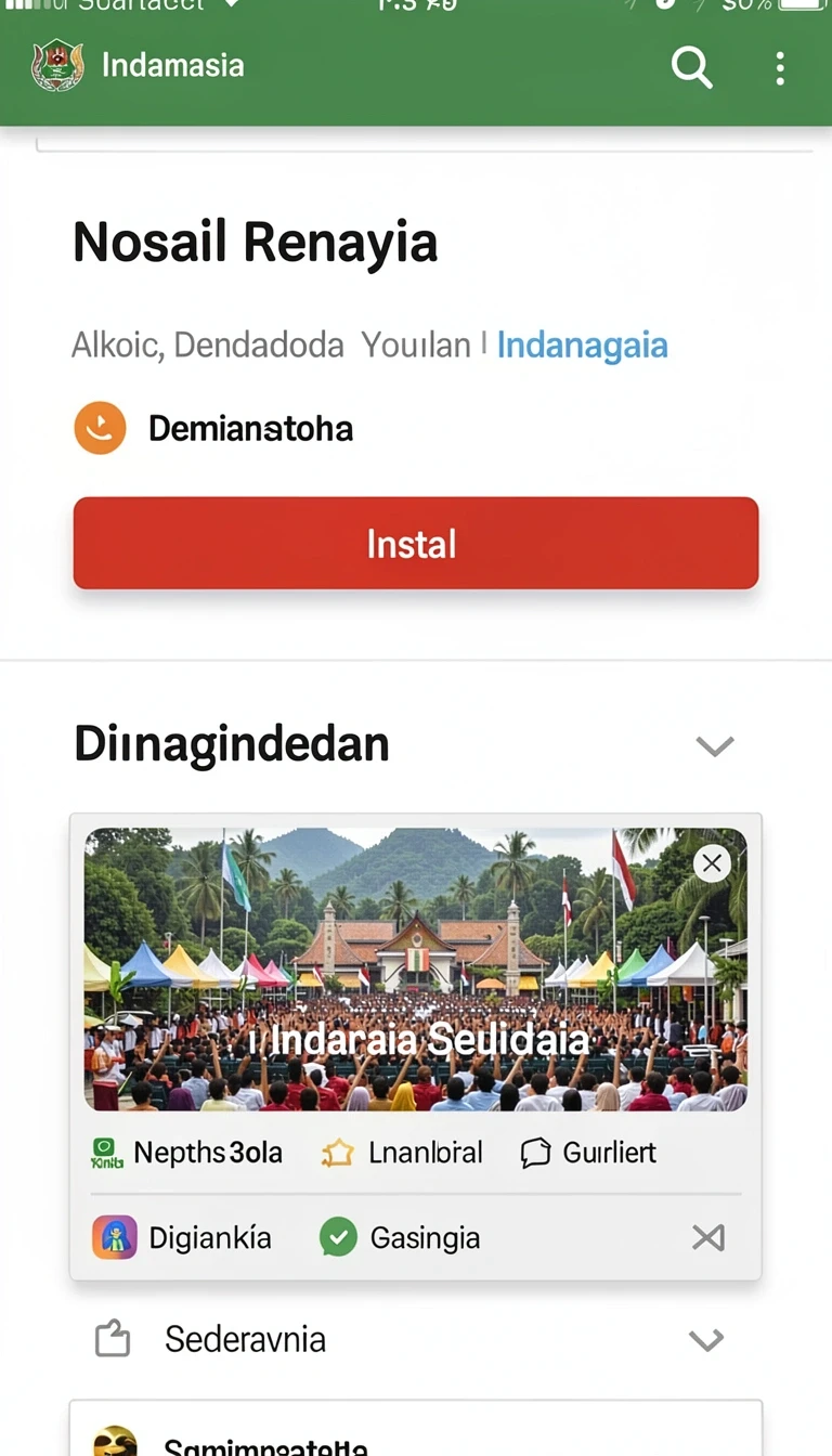 Tampilan utama aplikasi megafafa App Terbaru: Fitur Unggulan dan Download yang intuitif dan efisien.