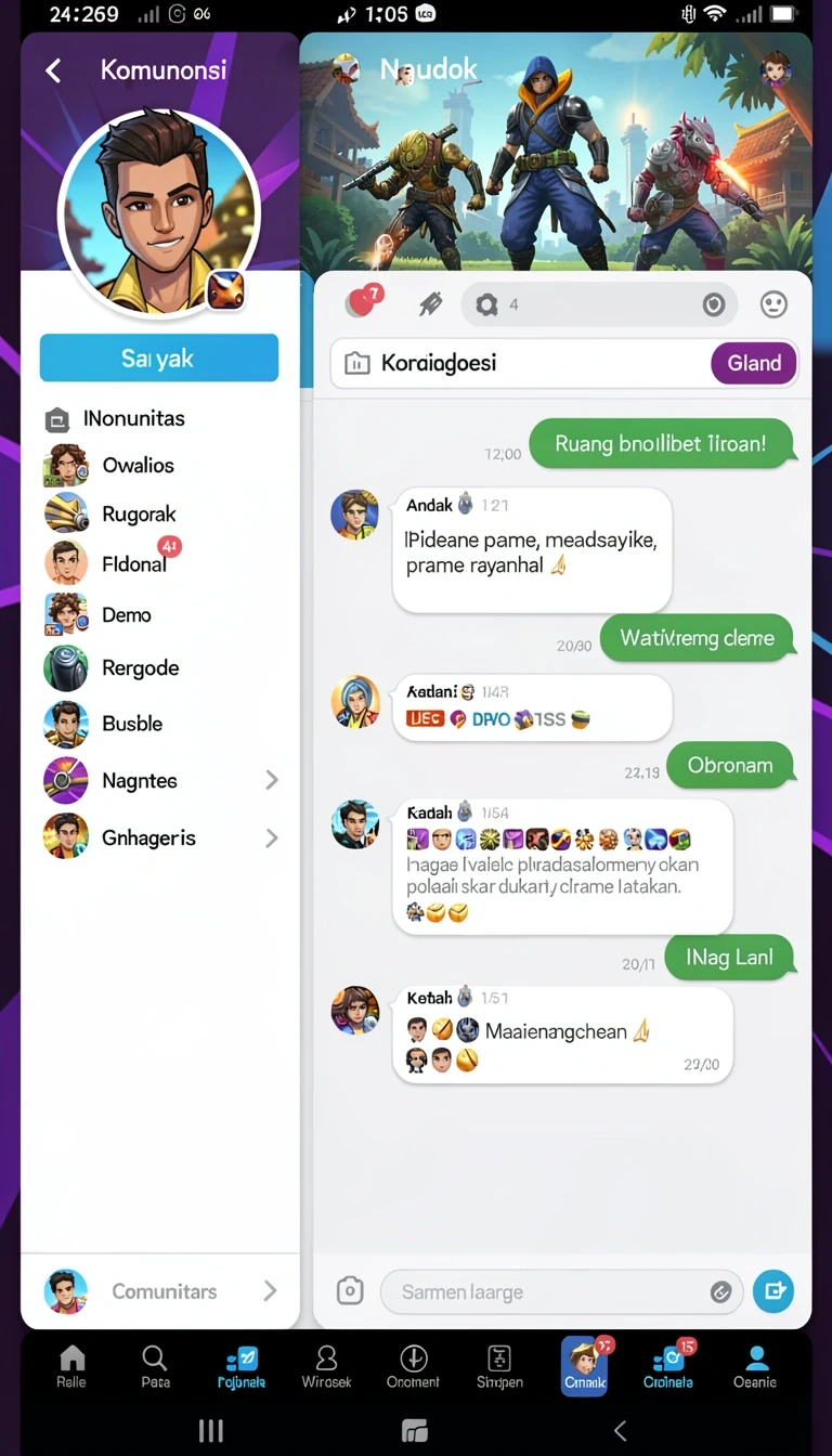 Tampilan utama aplikasi Download Aplikasi kl108 Terbaru untuk HP Android yang intuitif dan efisien.