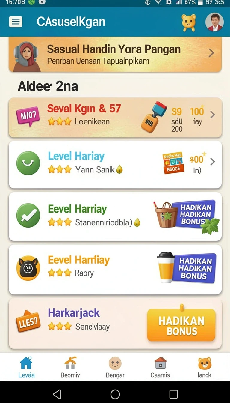 Tampilan utama aplikasi dorahoki Terbaru untuk Android: Download APK Gratis yang intuitif dan efisien.